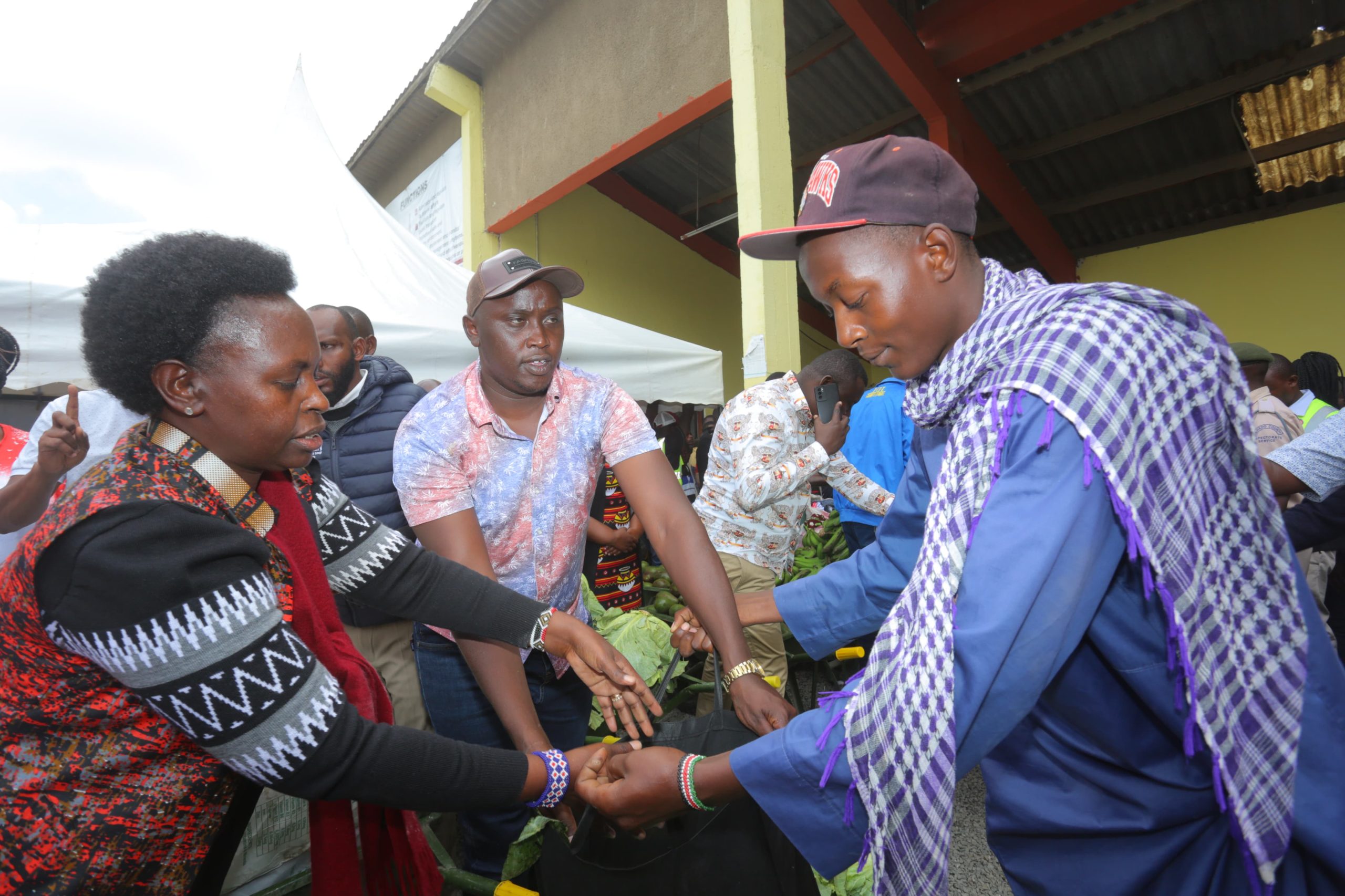 First Lady Edna Lenku’s well-wishers Initiative feeds 200 Kitengela floods victims
