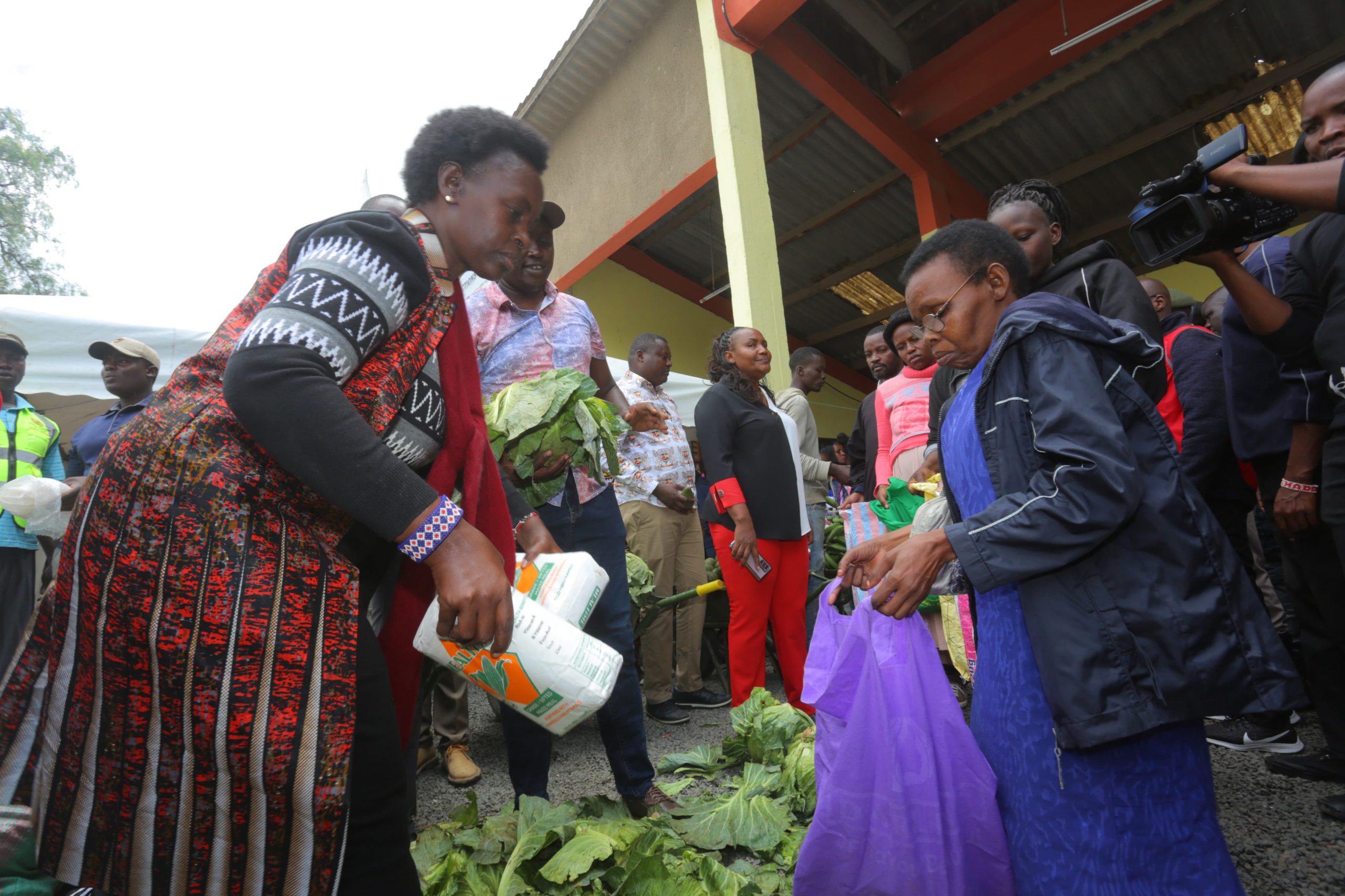 First Lady Edna Lenku’s well-wishers Initiative feeds 200 Kitengela floods victims