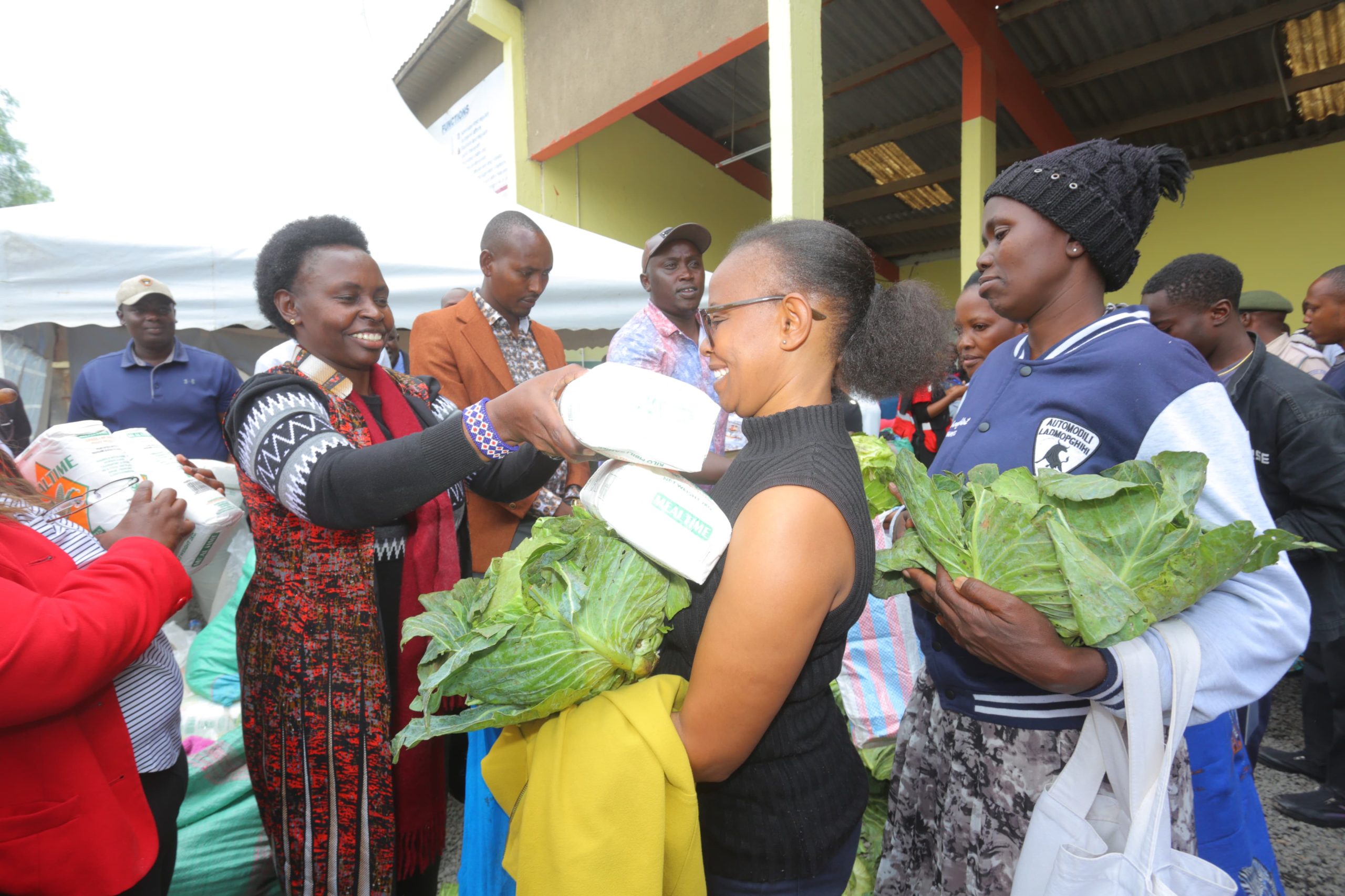 First Lady Edna Lenku’s well-wishers Initiative feeds 200 Kitengela floods victims